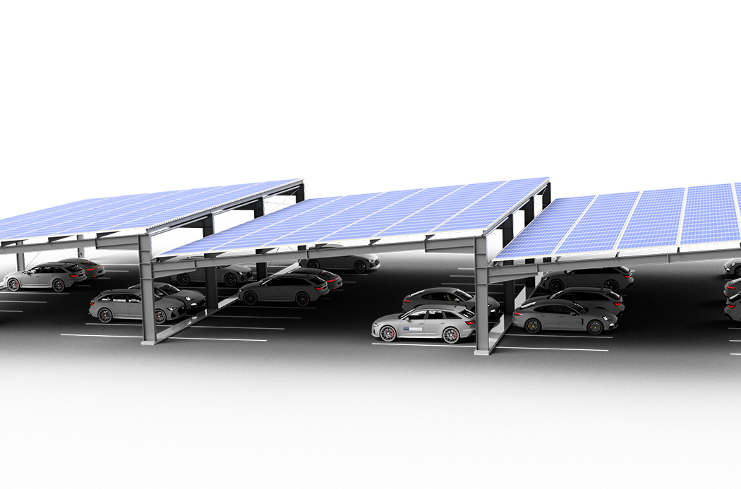 Menke_PV-Parkplatzueberdachung_Pultdach-gross